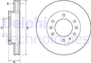 Akebono BN-1381E - Тормозной диск unicars.by