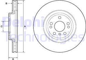 Delphi BG9148C-19B1 - Тормозной диск unicars.by