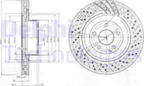 Delphi BG9754 - Тормозной диск unicars.by