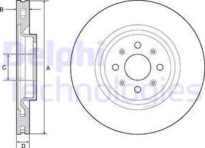 Delphi BG4456 - Тормозной диск unicars.by