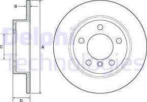 Delphi BG4561 - Тормозной диск unicars.by