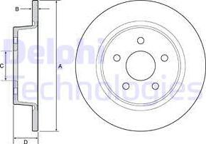 Delphi BG4533 - Тормозной диск unicars.by