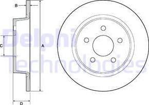 Delphi BG4682 - Тормозной диск unicars.by