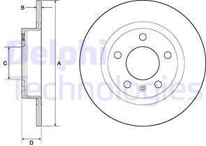 Delphi BG4675 - Тормозной диск unicars.by