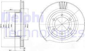 Delphi BG4052 - Тормозной диск unicars.by