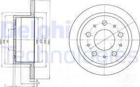 Delphi BG4062 - Тормозной диск unicars.by