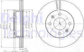 Delphi BG4009 - Тормозной диск unicars.by