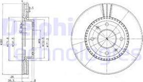 Delphi BG4013 - Тормозной диск unicars.by