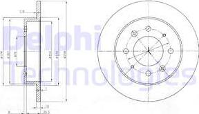 Delphi BG4017 - Тормозной диск unicars.by