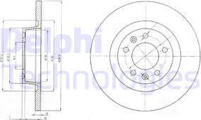 Delphi BG4085 - Тормозной диск unicars.by