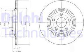 Delphi BG4081 - Тормозной диск unicars.by