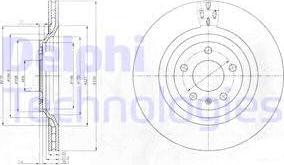 Delphi BG4087 - Тормозной диск unicars.by