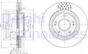 Delphi BG4034 - Тормозной диск unicars.by