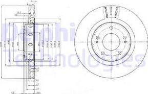 Delphi BG4038 - Тормозной диск unicars.by