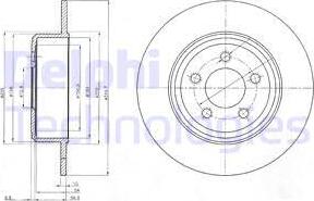 Delphi BG4074 - Тормозной диск unicars.by