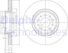 Delphi BG4071 - Тормозной диск unicars.by