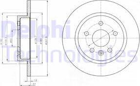 Delphi BG4199 - Тормозной диск unicars.by