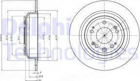 Delphi BG4196 - Тормозной диск unicars.by