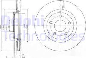 Delphi BG4109 - Тормозной диск unicars.by