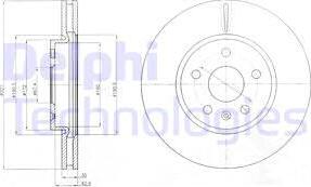 Delphi BG4189 - Тормозной диск unicars.by