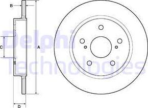 Delphi BG4183 - Тормозной диск unicars.by