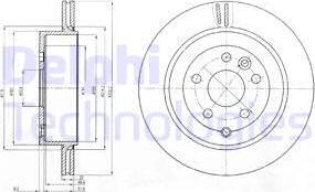 Delphi BG4125 - Тормозной диск unicars.by