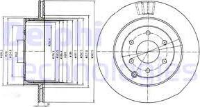 Delphi BG4174 - Тормозной диск unicars.by