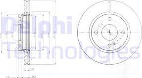 Delphi BG4170 - Тормозной диск unicars.by