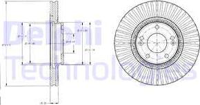 Delphi BG4309 - Тормозной диск unicars.by