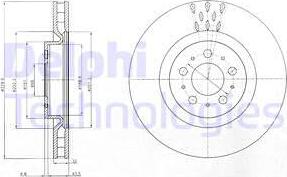 Delphi BG4305 - Тормозной диск unicars.by