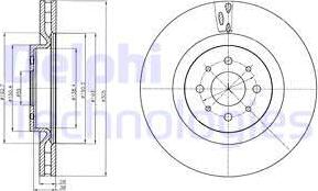 Delphi BG4308 - Тормозной диск unicars.by