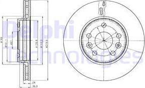 Delphi BG4317 - Тормозной диск unicars.by