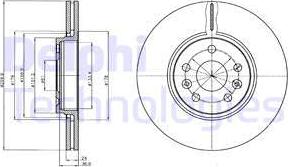 Delphi BG4338 - Тормозной диск unicars.by