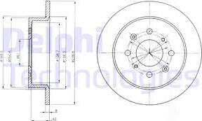 Delphi BG4333 - Тормозной диск unicars.by