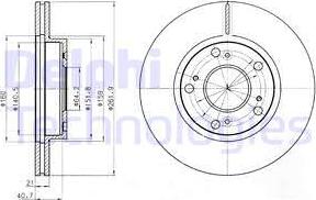 Delphi BG4294 - Тормозной диск unicars.by