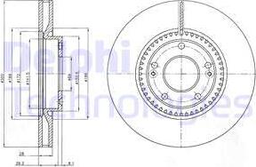 Delphi BG4251 - Тормозной диск unicars.by