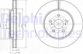 Delphi BG4253 - Тормозной диск unicars.by