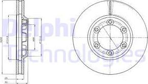 Delphi BG4252 - Тормозной диск unicars.by