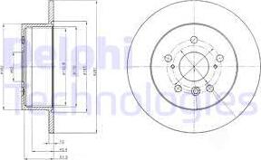 Delphi BG4268 - Тормозной диск unicars.by