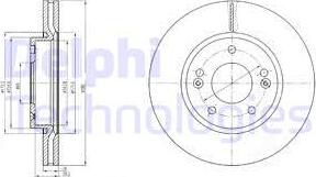 Delphi BG4281 - Тормозной диск unicars.by