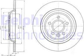 Delphi BG4239C-18B1 - Тормозной диск unicars.by