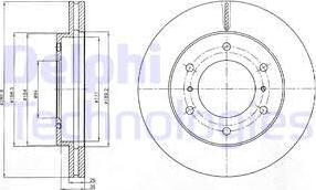 Delphi BG4229 - Тормозной диск unicars.by