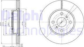 Delphi BG4274 - Тормозной диск unicars.by