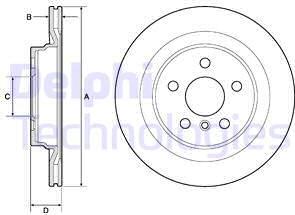 Delphi BG4778C - Тормозной диск unicars.by