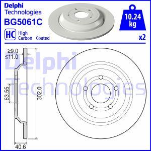 Delphi BG5061C - Тормозной диск unicars.by