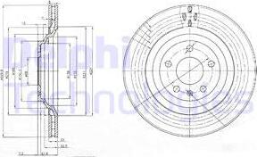 Delphi BG3991 - Тормозной диск unicars.by