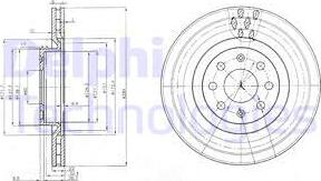 Delphi BG3944 - Тормозной диск unicars.by