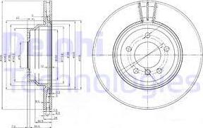 Delphi BG3959 - Тормозной диск unicars.by