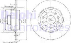 Delphi BG3954 - Тормозной диск unicars.by