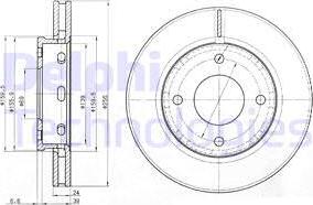 Delphi BG3987 - Тормозной диск unicars.by